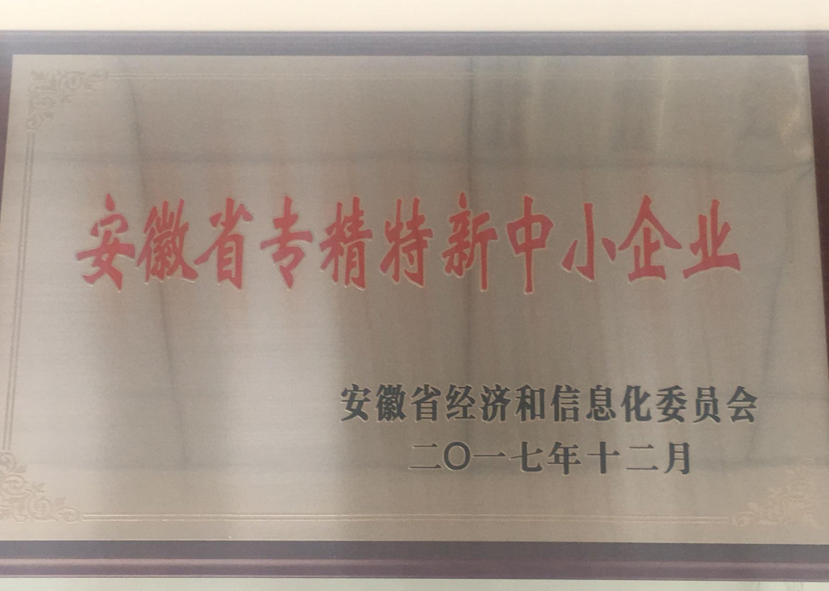 安徽省專精特新企業(yè)